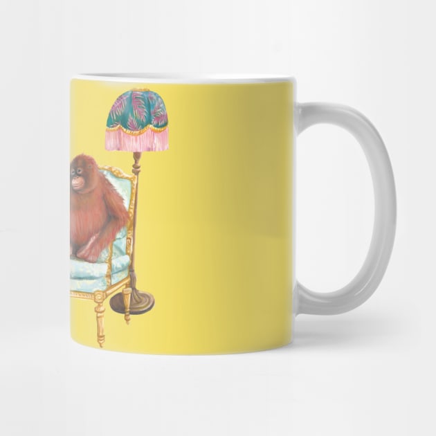 Vintage Orangutan & Baby by HannahFarr